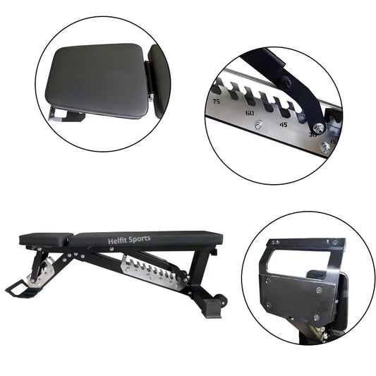 Fitness Board Home Gym Multifunction Foldable Sit up Abdominal Bench Exercise Equipment