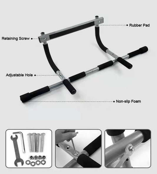 Hoem Multifunction Portable Pullup bar Chin up bar Muscle Building Gym Pull-up bar