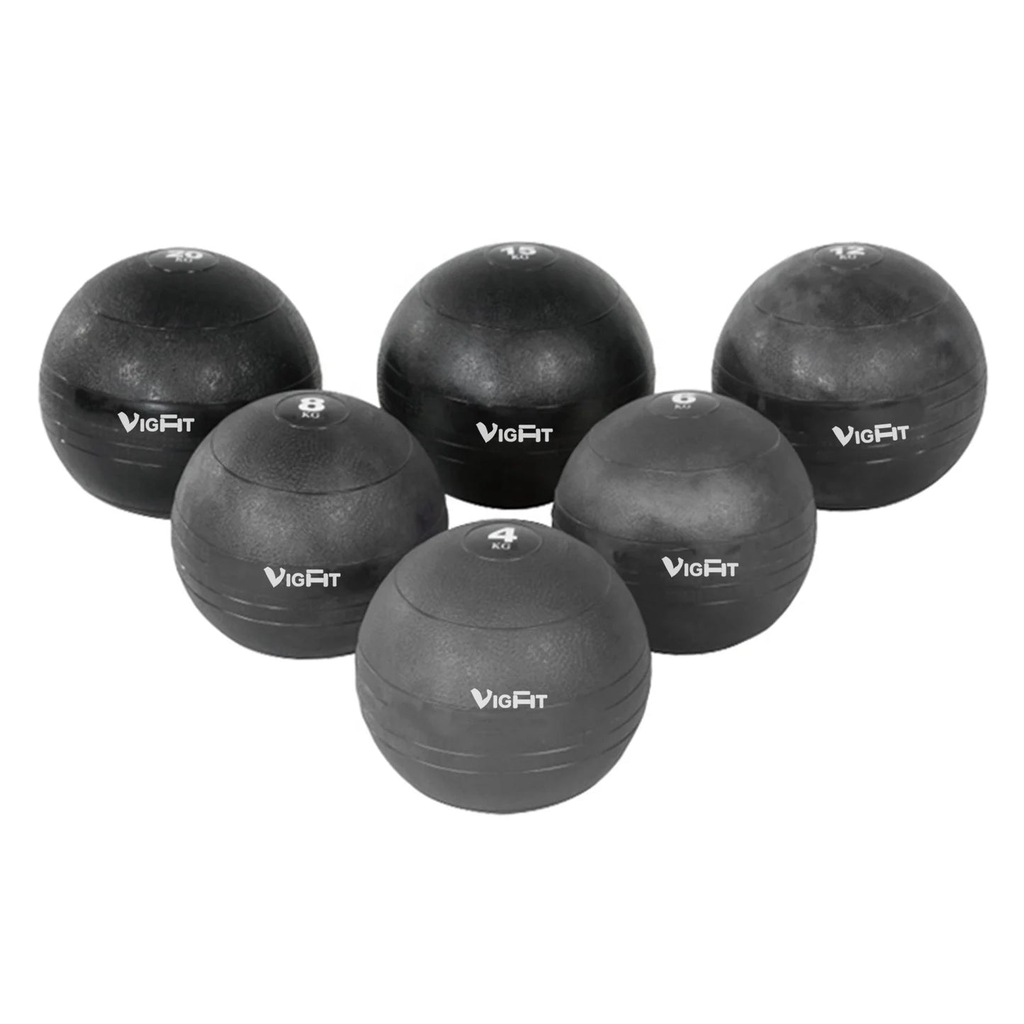 Smooth Textured Grip Dead Weight Slam Medicine Ball PVC Exercise Ball for Fitness and Strength Conditioning Exercises