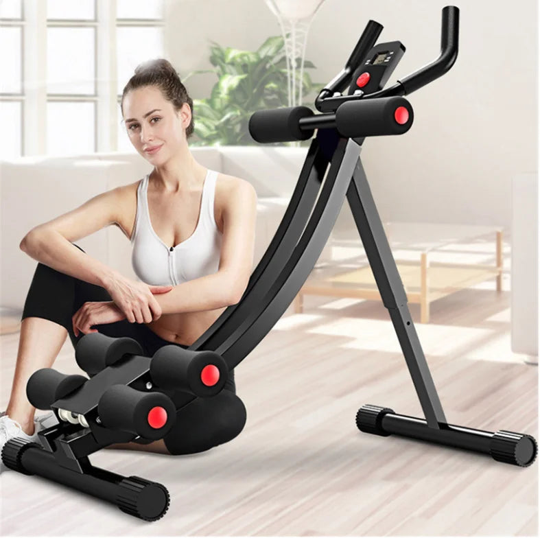 Home Beauty Waist Machine Abdominal Strengthening Device Lazy Person Abdominal Rolling Exercise  Fitness Training Equipment