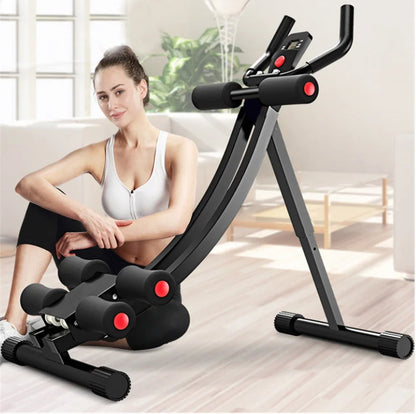 Home Beauty Waist Machine Abdominal Strengthening Device Lazy Person Abdominal Rolling Exercise  Fitness Training Equipment
