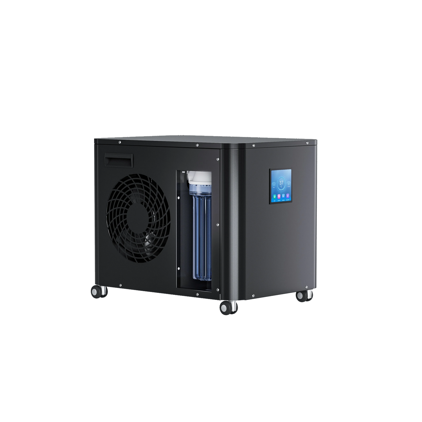 ICEGALAX US Stock Inflatable Cold Plunge Set Portable Angled Ice Bath Tub with WiFi Water Chiller for Sports Recovery