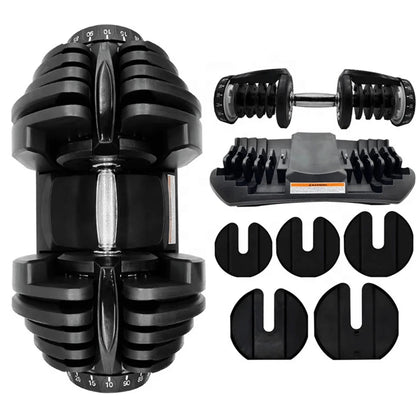Spain In Stock Fast Delivery 5-40kg Adjustable Weights Dumbbells Set Weight Training Steel Arm Workout Fitness For Gym Household