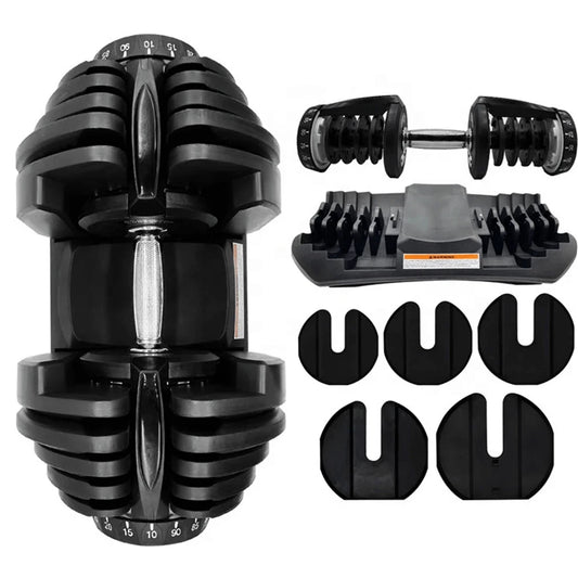Spain In Stock Fast Delivery 5-40kg Adjustable Weights Dumbbells Set Weight Training Steel Arm Workout Fitness For Gym Household