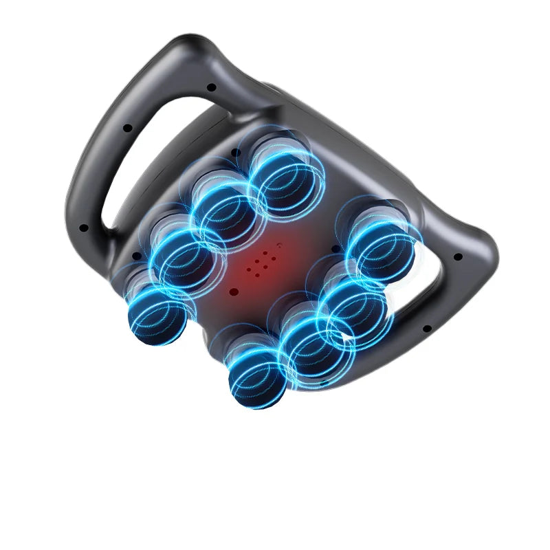 Top Selling 8-Head Deep Tissue Electric Handheld Massager 10-Mode Body Fascia Gun for Relaxation and Recovery