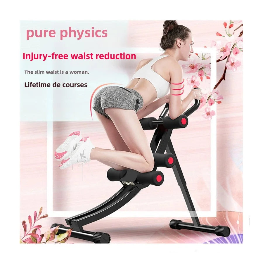 Home Beauty Waist Machine Abdominal Strengthening Device Lazy Person Abdominal Rolling Exercise  Fitness Training Equipment