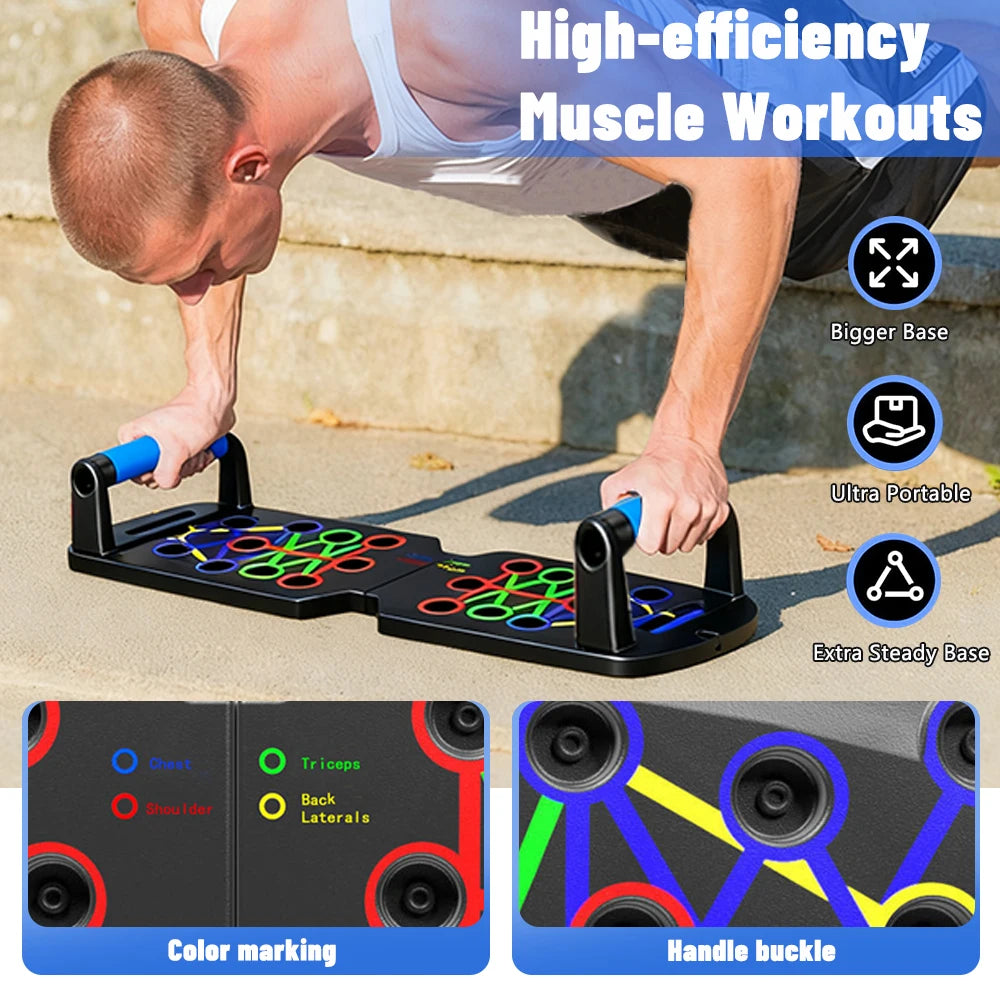 Multi-Functional  Push-Up Training Board for Men Home Fitness Stand for Chest Abs Muscle Training Sports Entertainment Product