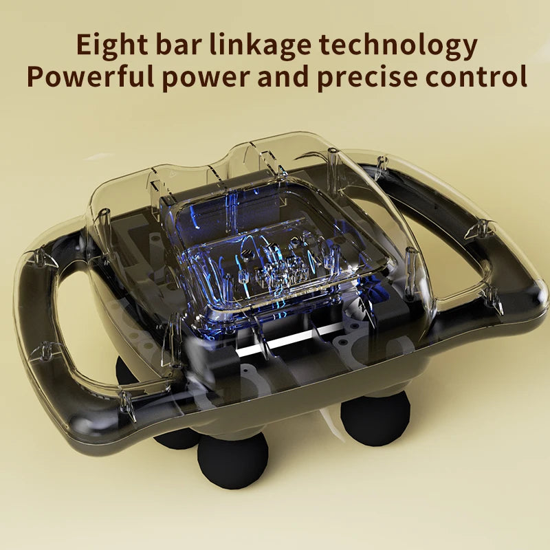 Top Selling 8-Head Deep Tissue Electric Handheld Massager 10-Mode Body Fascia Gun for Relaxation and Recovery