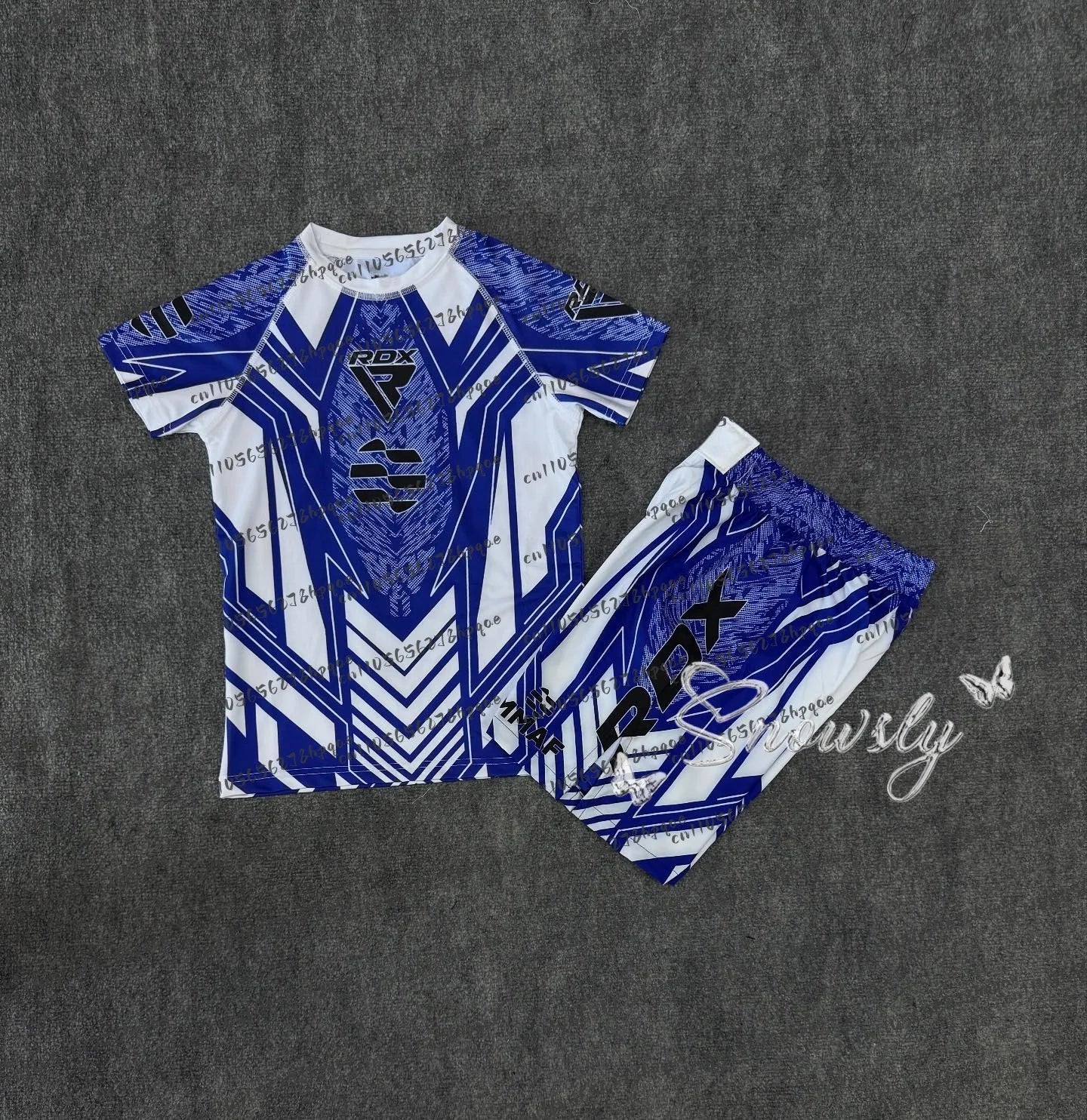 RDX Fighting Competition 2026 Jersey Breathable T-shirt and Shorts Men's And Women's Casual Round Neck Short Sleeve Boxing Top